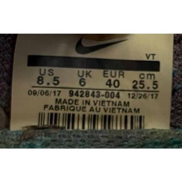 Womens Nike Air VaporMax 942843-004 Athletic Sneaker Shoes Size 8.5 Gray Running - Picture 6 of 6